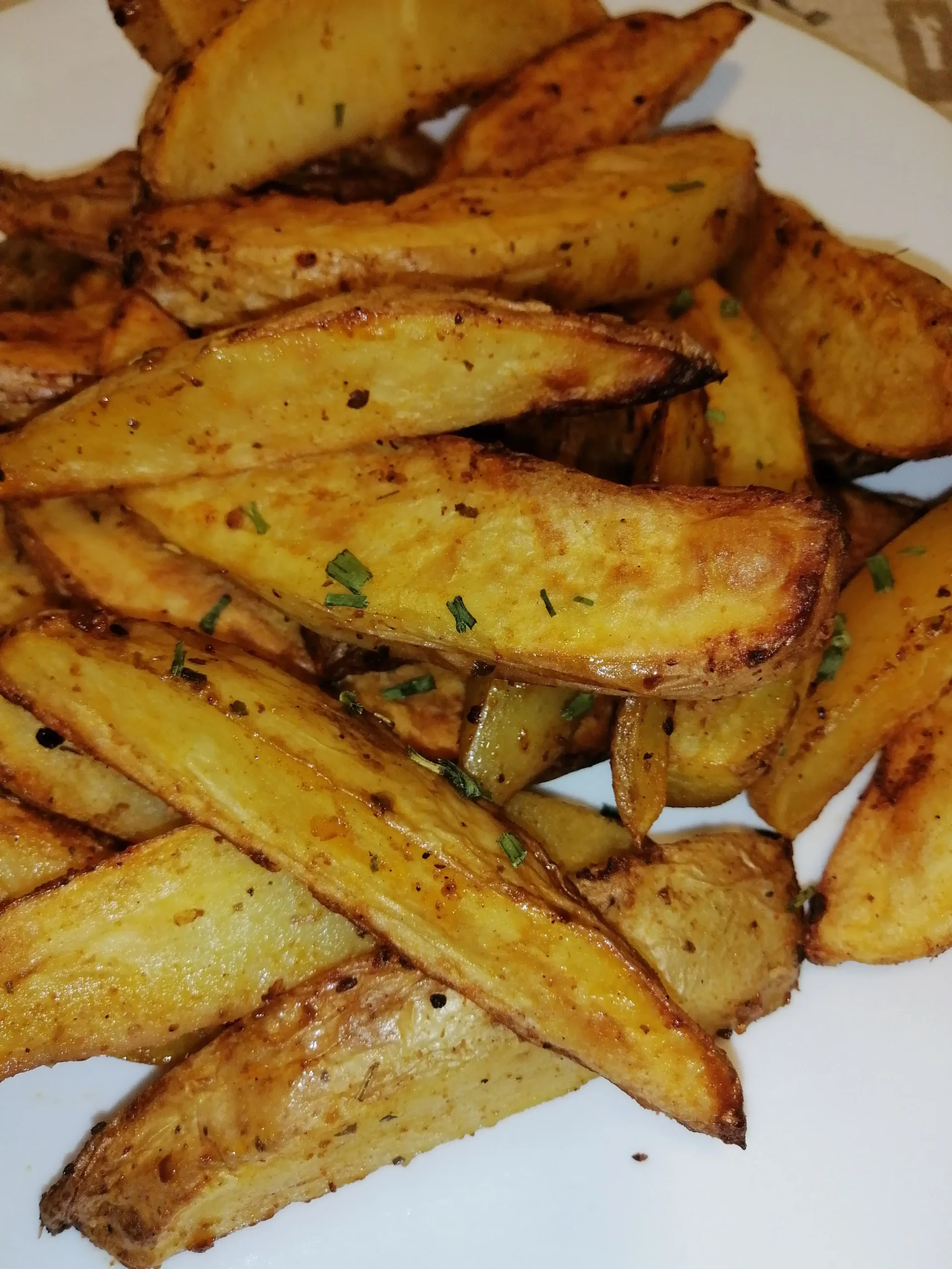 Batata frita na airfryer