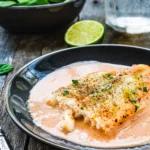 Filé de peixe ao molho branco - Cozinha dos sabores