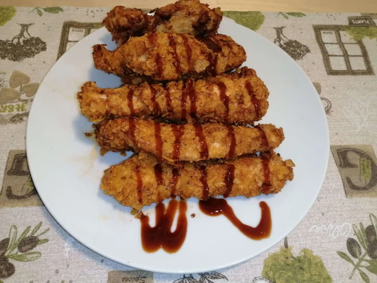 Frango empanado com doritos