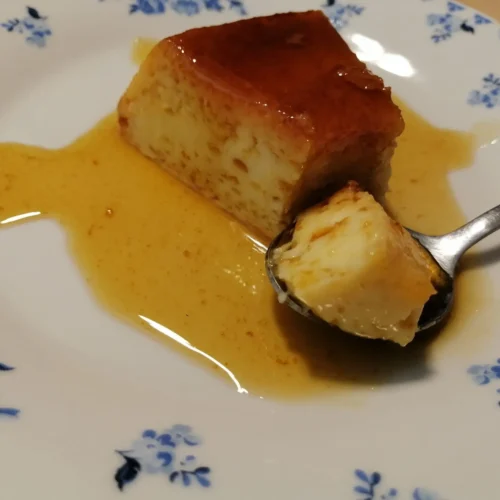 Pudim de pão de forma