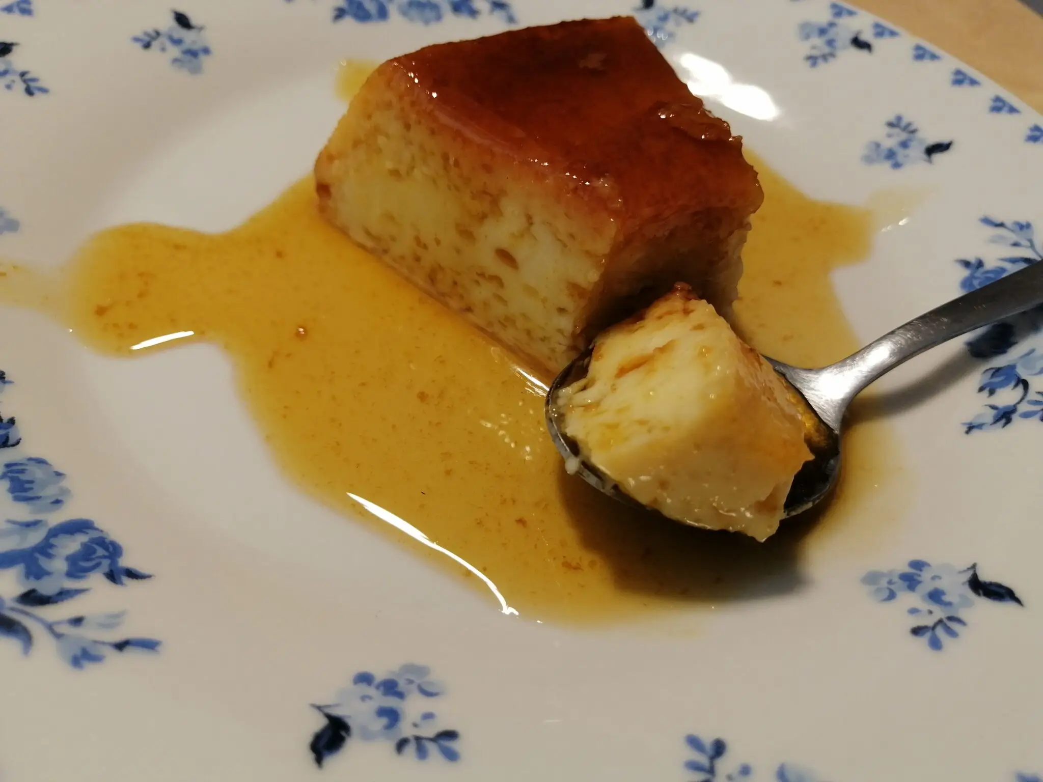 Pudim de pão de forma