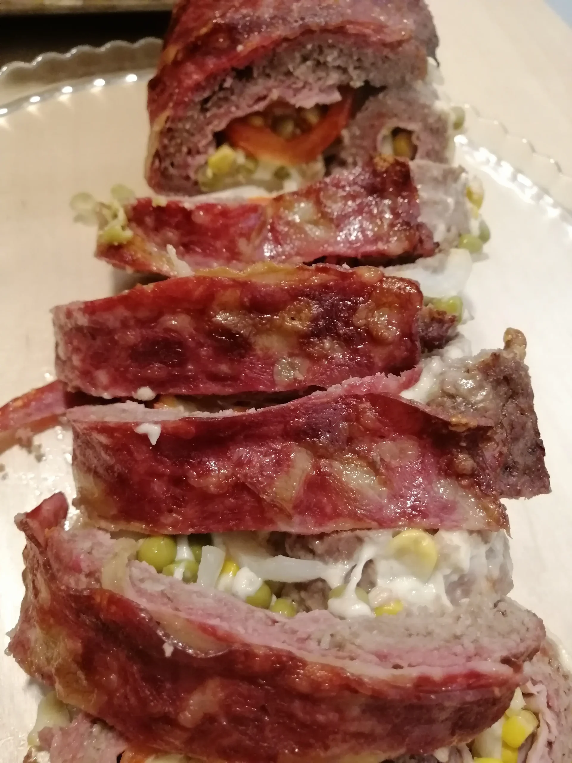 Rocambole de carne moída