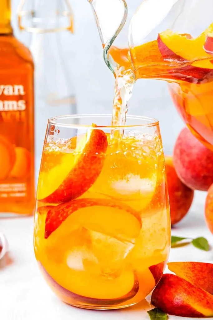 Sangria de pêssego - Cozinha dos sabores