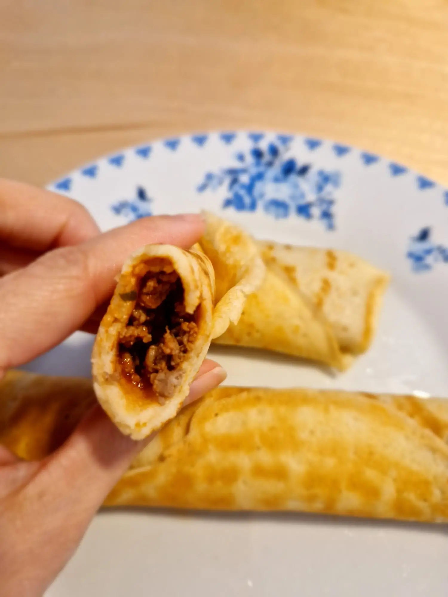 Panqueca de carne moída