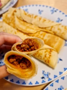 Panqueca de carne moída - Cozinha dos sabores