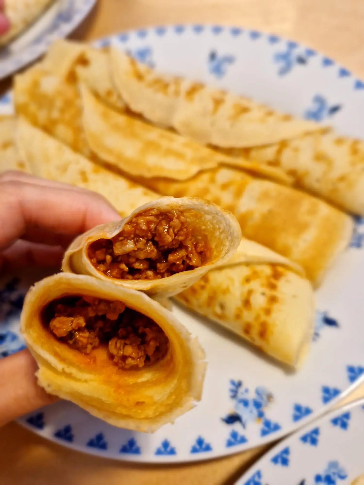 Panqueca de carne moída