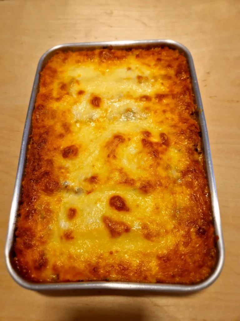 Lasanha de carne moída