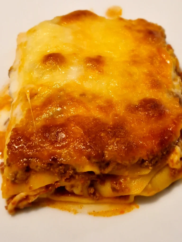 Lasanha de carne moída