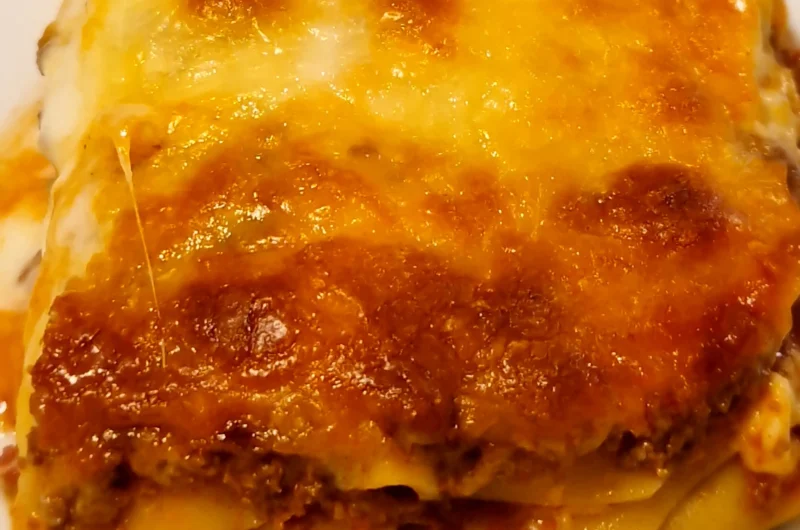 Lasanha de carne moída