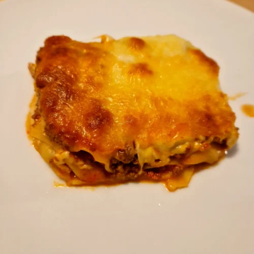 Lasanha de carne moída
