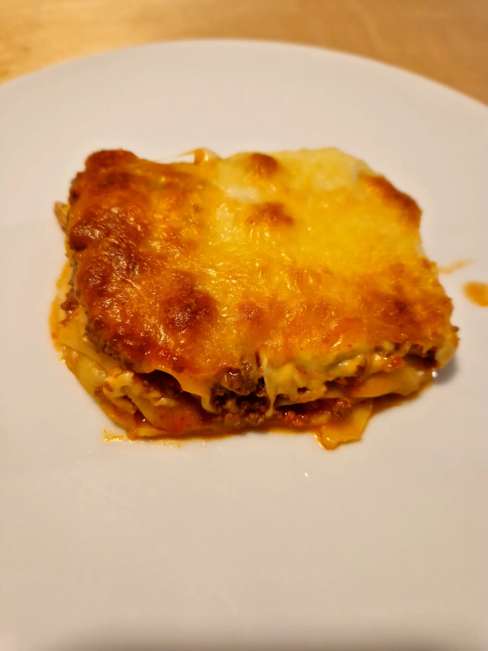 Lasanha de carne moída