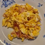 Ovos mexidos com bacon - Cozinha dos sabores