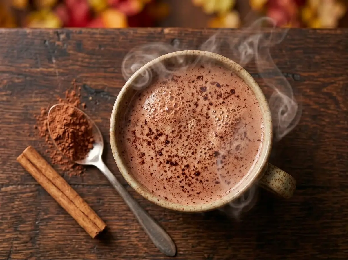 Chocolate quente cremoso - Cozinha dos sabores