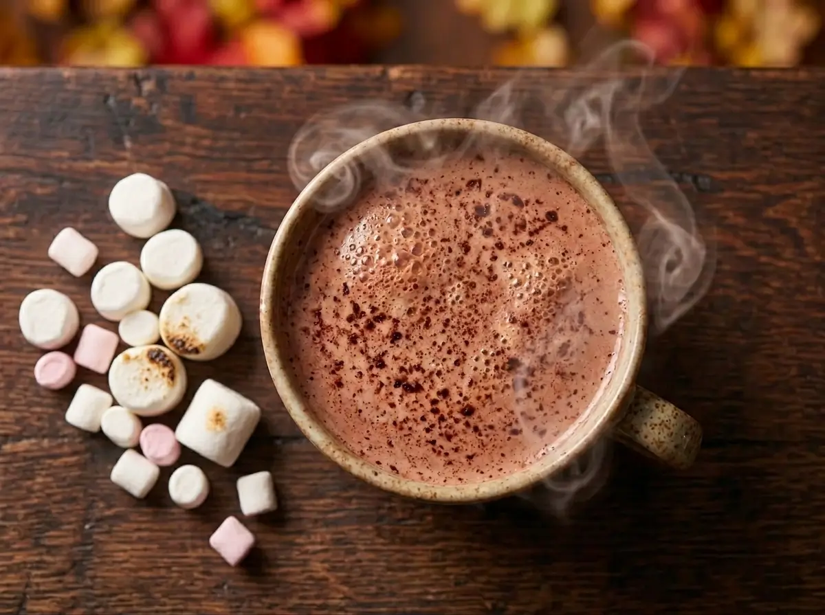 Chocolate quente cremoso - Cozinha dos sabores