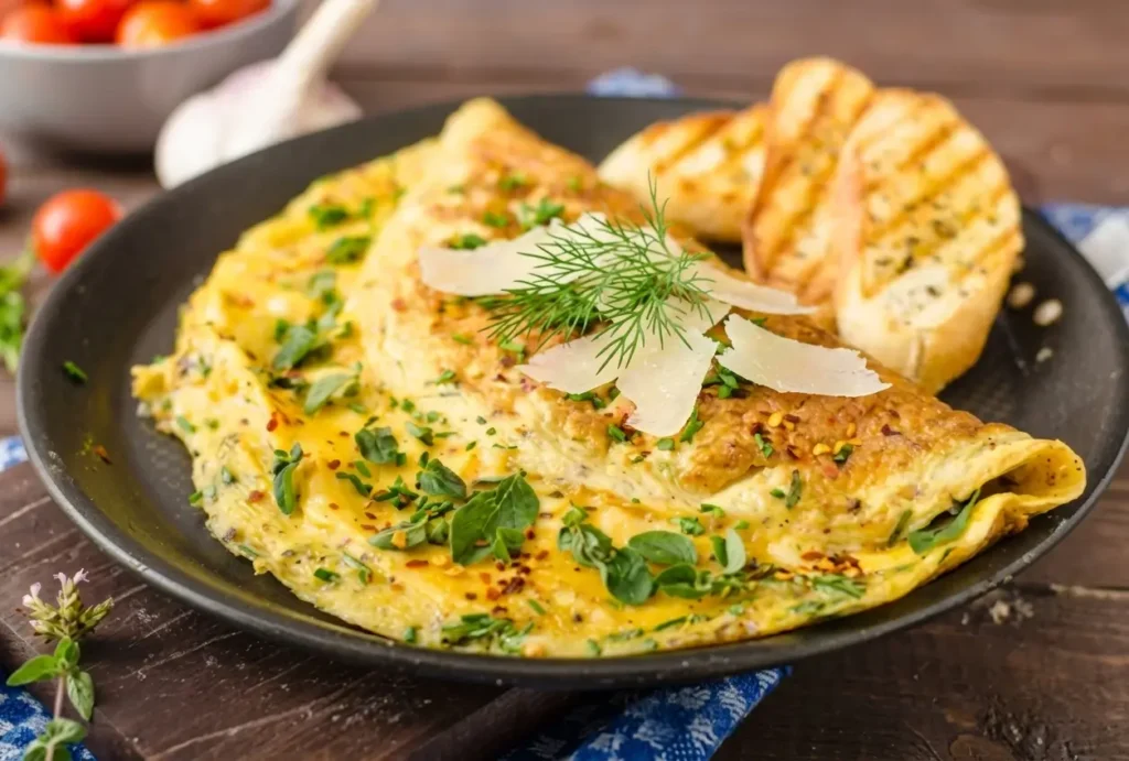 Omelete de ovos - Cozinha dos sabores