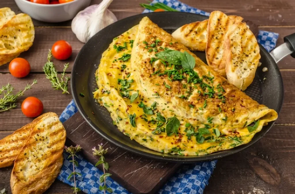 Omelete de ovos - Cozinha dos sabores