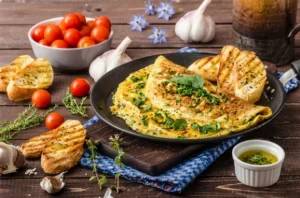 Omelete de ovos - Cozinha dos sabores